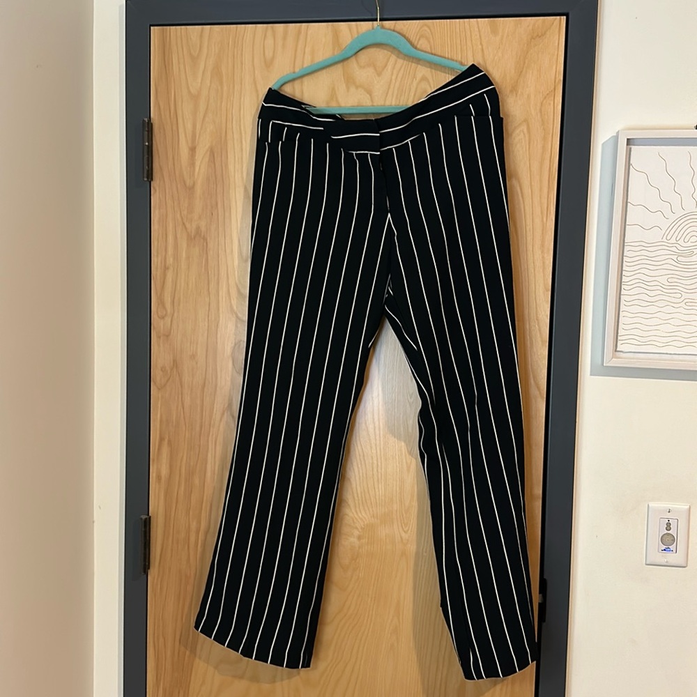 NWT trouser stripped pant
